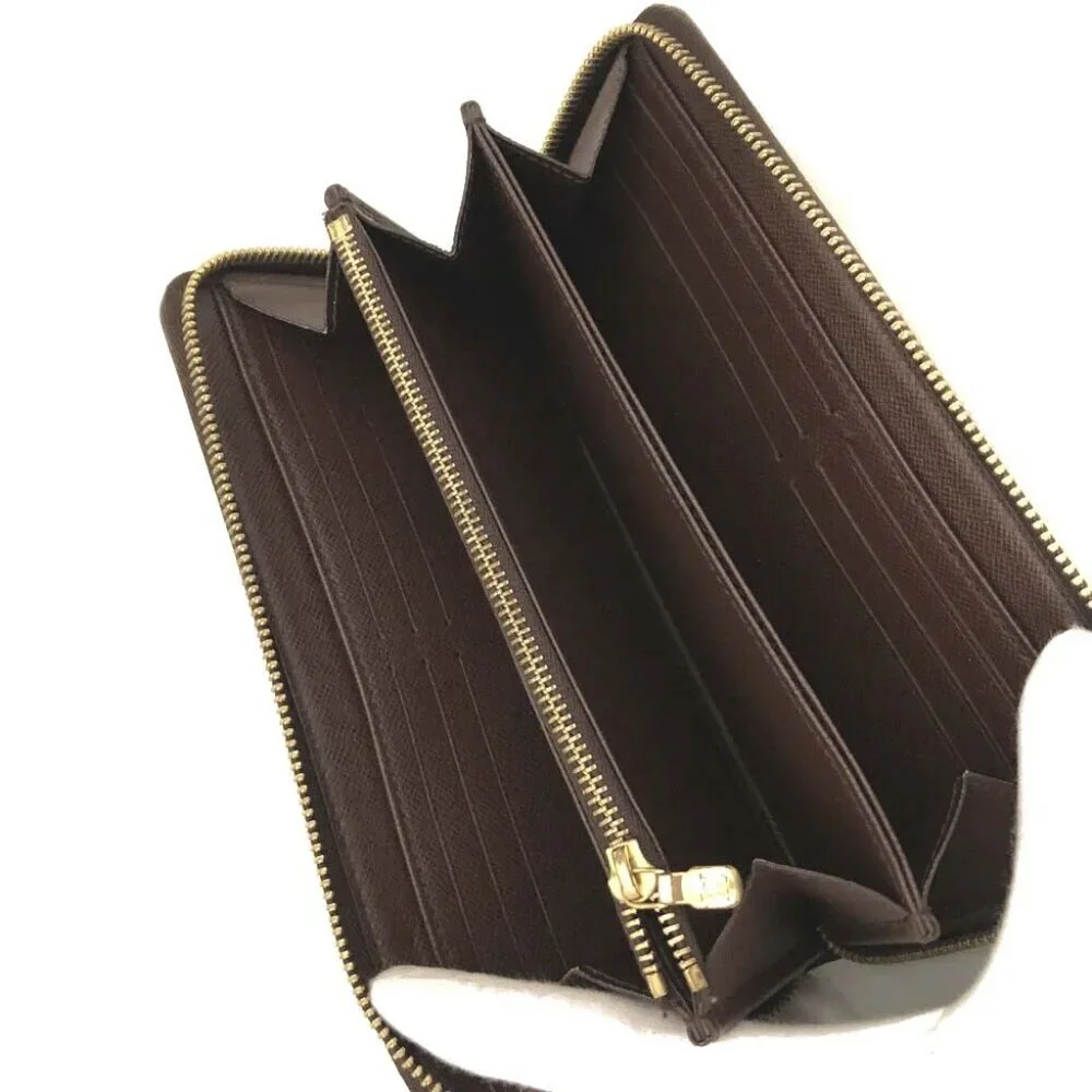 ❌SOLD❌Authentic Louis Vuitton Damier Ebene Zippy Zip Around Trifold Long Wallet - Picture 7 of 10